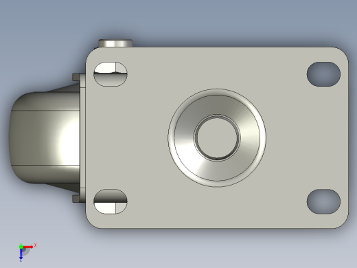 万向脚轮C-CJFJ75-TMISUMI俯视缩略图