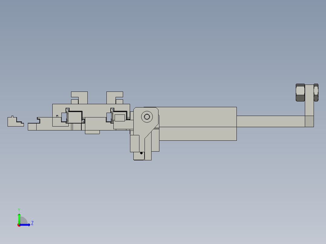 17268插1排后错位模组左视图