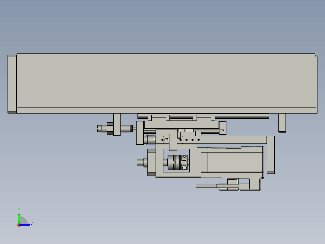 860-0300花键旋转模组左视图