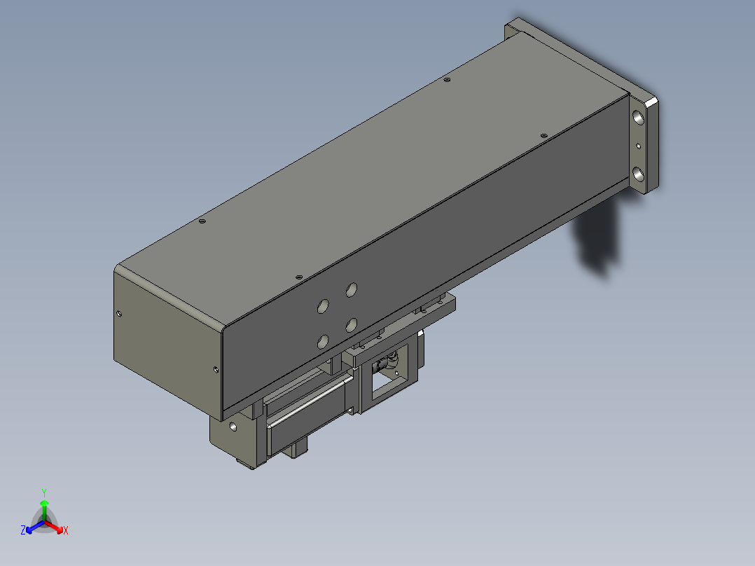 860-0300花键旋转模组正等轴测图