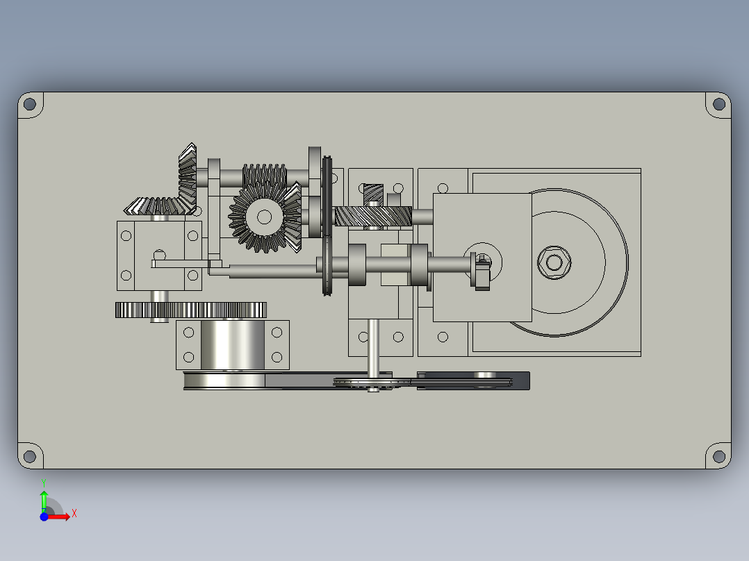 数控齿条插齿机前视图