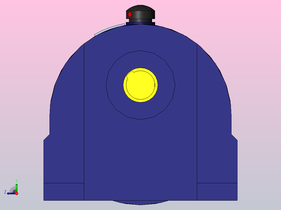 GH18-2200W50型电机右视图