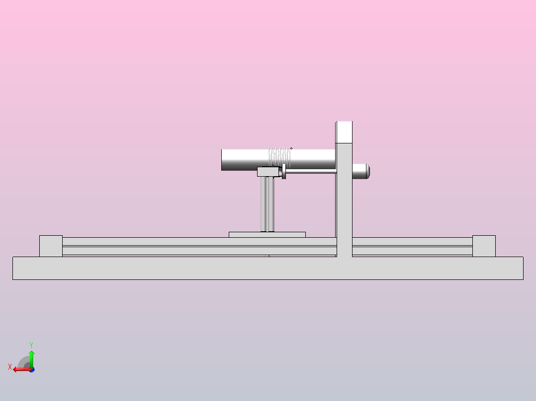 变压器绕线器后视图