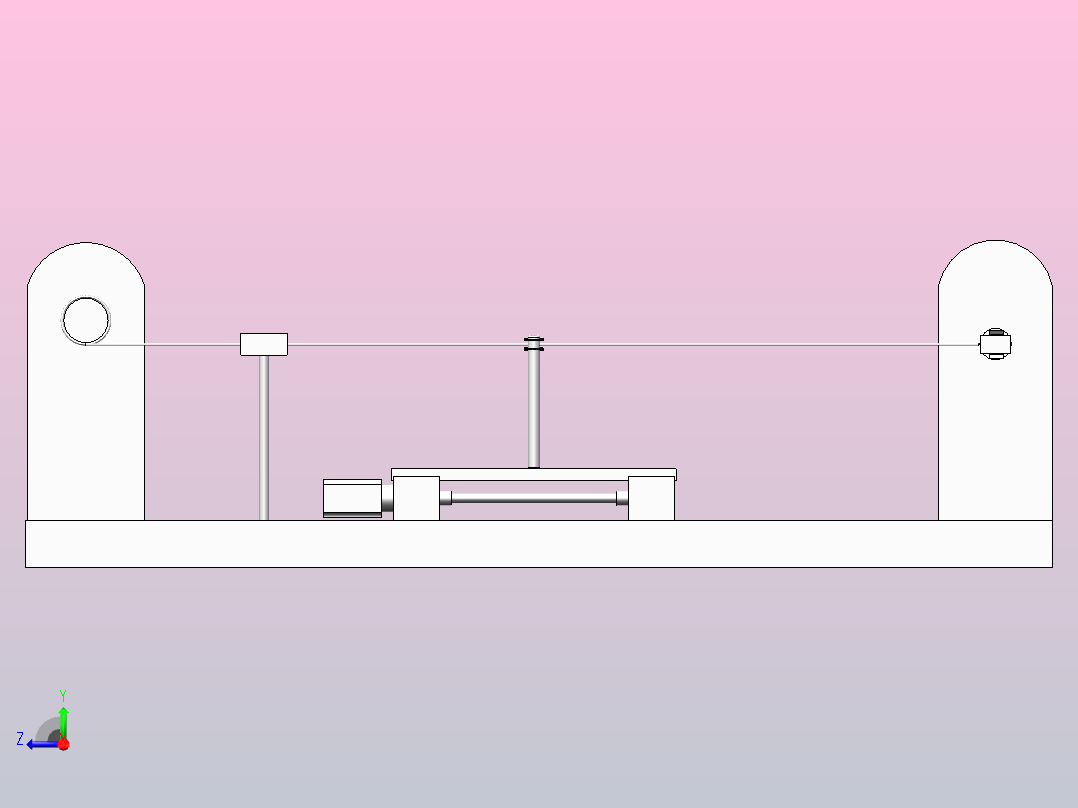变压器绕线器右视图