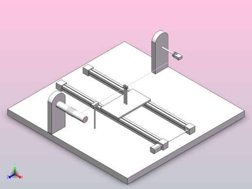 变压器绕线器正等轴测缩略图