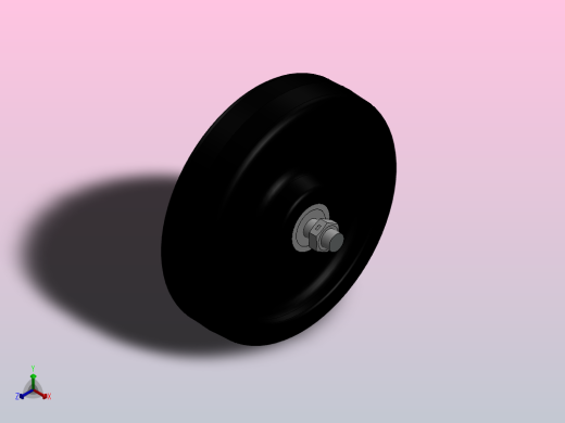脚轮Colson-7_10688_369 MTG1正等轴测缩略图