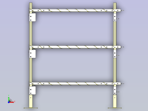 一种简易安全杠3D图纸前视缩略图