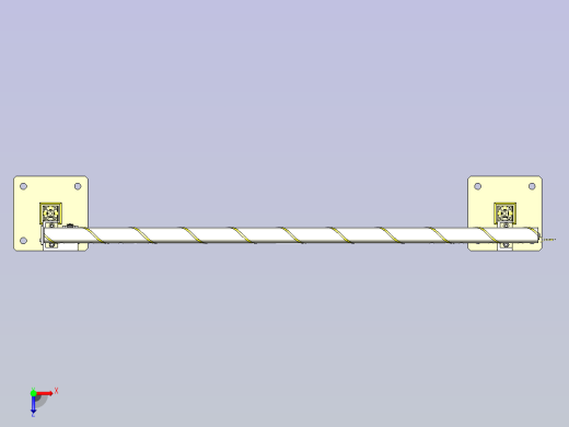 一种简易安全杠3D图纸俯视缩略图