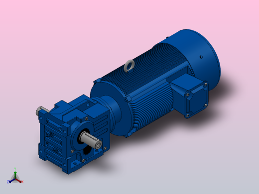 K77底脚轴伸式安装螺旋锥齿轮减速机K77-YVE11-4P-9.54-M1-0°-B