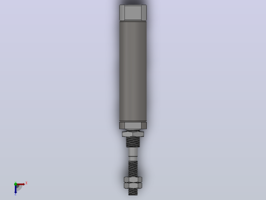 标准型气缸（单作用）HCJ2系列[HCDJ2B6-15SR-S]俯视缩略图