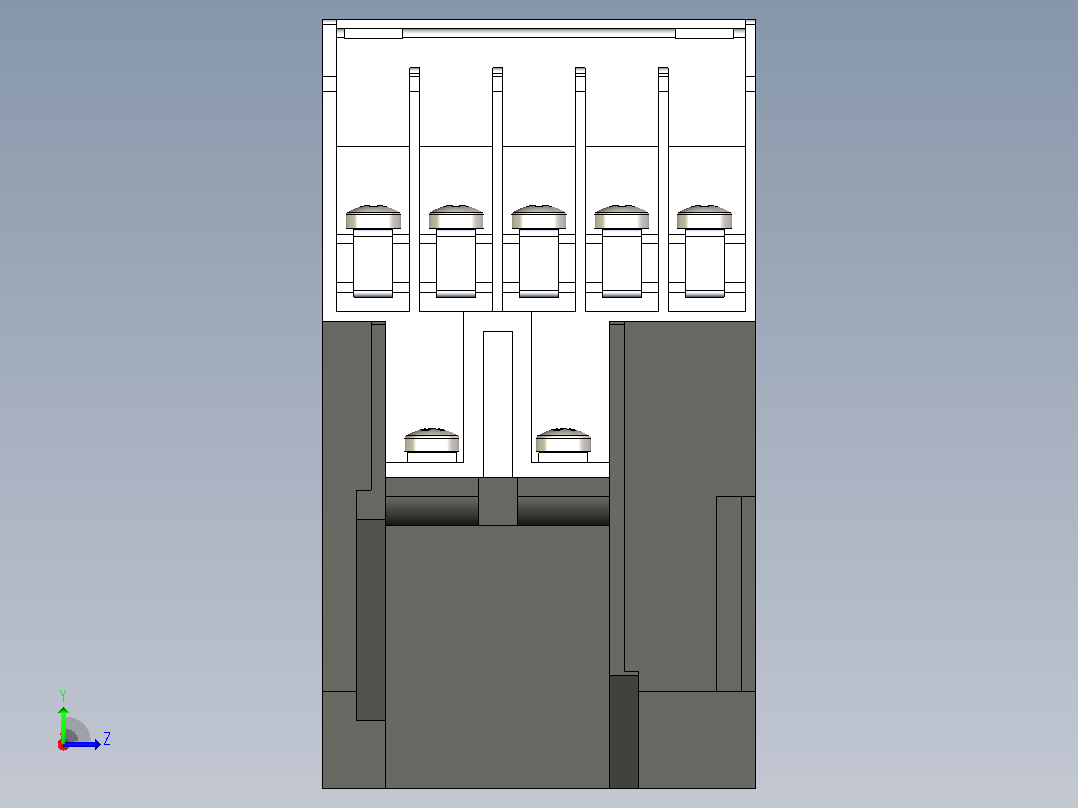 电气元件，接触器ST-10和接触器ST-12左视图