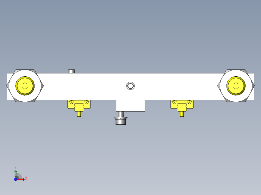 电路板固定夹具前视缩略图