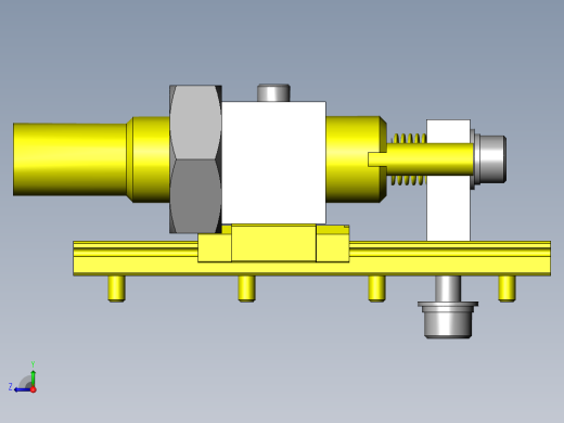 电路板固定夹具右视缩略图