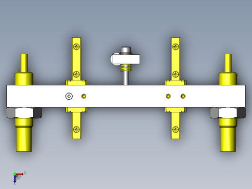 电路板固定夹具俯视缩略图