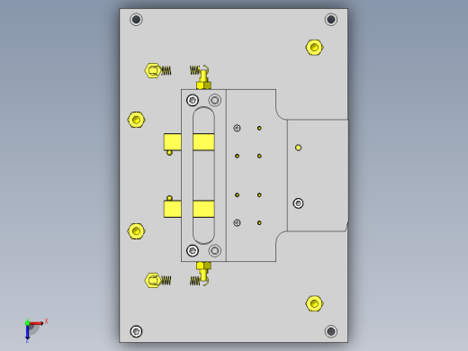 按压机构俯视缩略图