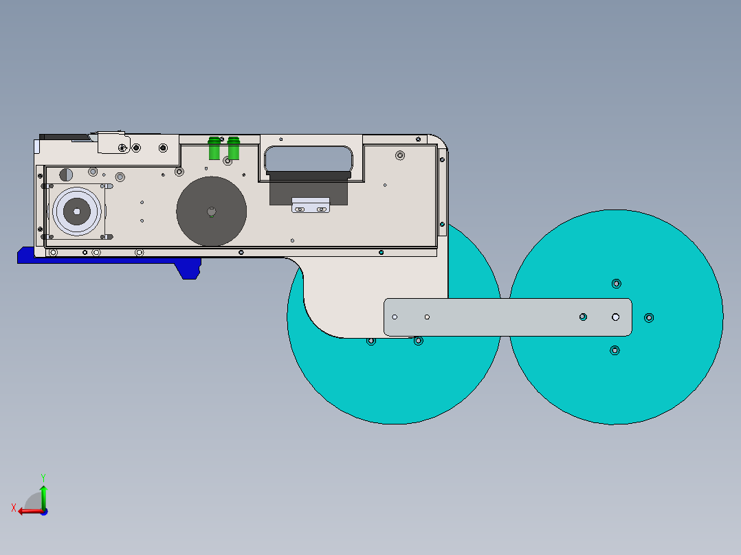 贴标飞达sw16后视图