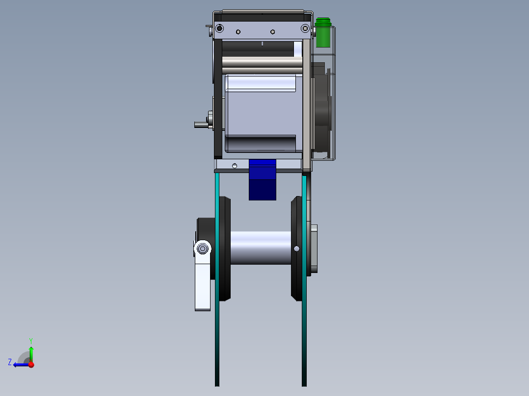 贴标飞达sw16右视图