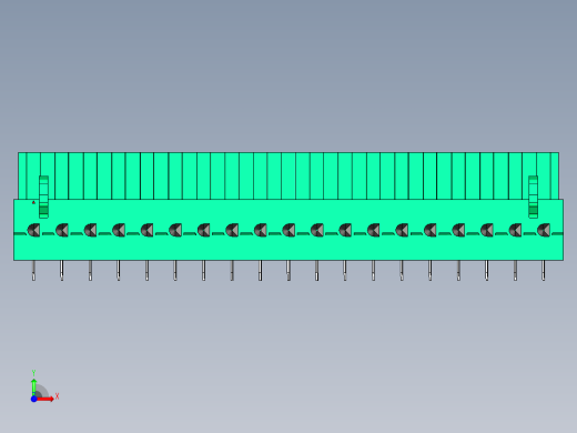 DEGSON 2EDG 系列 5.0mm 可插拔接线端子组-2EDGB-5.0-19P-14-00AH前视缩略图