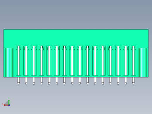 DEGSON 15EDG（公头） 3.5mm 螺钉锁紧，插拔式接线端子 FullPack-15EDGVHM-3.5-32P-14-00AH后视缩略图