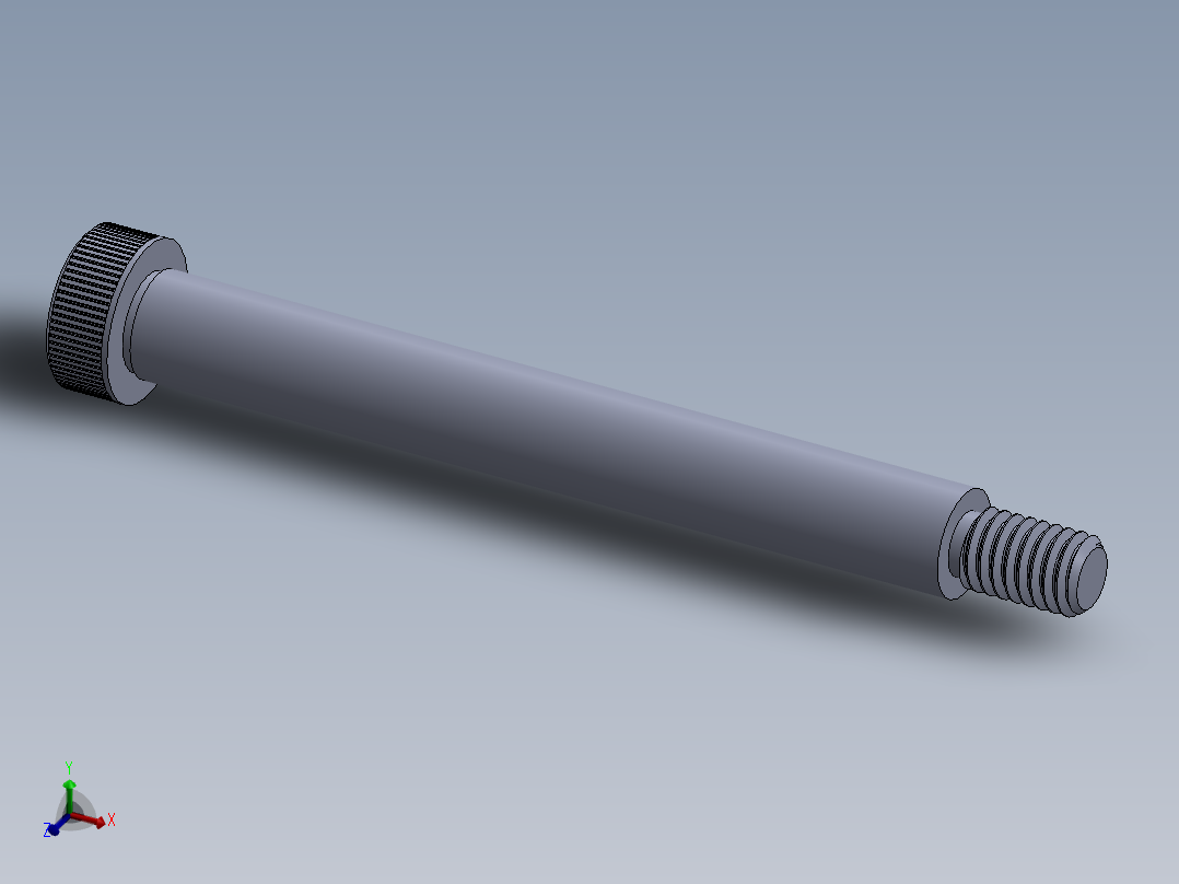 内六角螺螺栓-SB 0.375-16 x4主视图