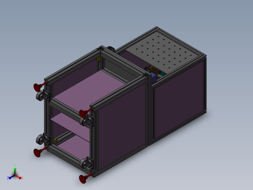 热容机植螺母机3D图纸H627 K885 非标自动化设备3D图纸3D模型正等轴测缩略图