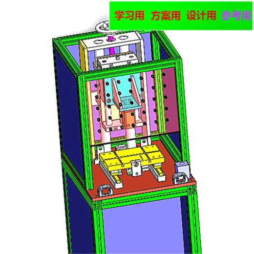 热容机植螺母机3D图纸H627 K885 非标自动化设备3D图纸3D模型缩略图