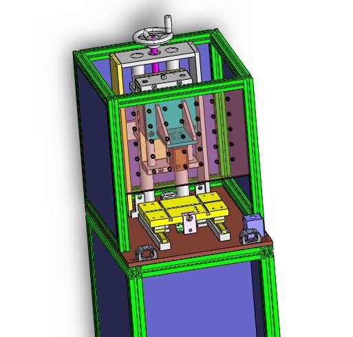 热容机植螺母机3D图纸H627 K885 非标自动化设备3D图纸3D模型缩略图