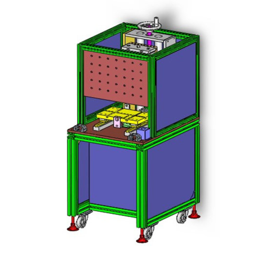 热容机植螺母机3D图纸H627 K885 非标自动化设备3D图纸3D模型缩略图