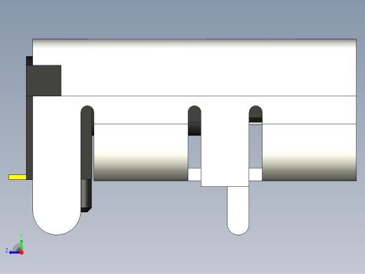 6针USB tpye C口详细模型右视缩略图