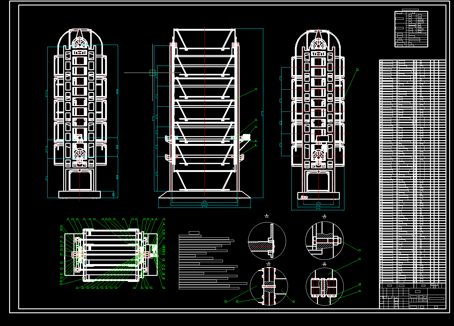 垂直式立体车库CAD图纸
