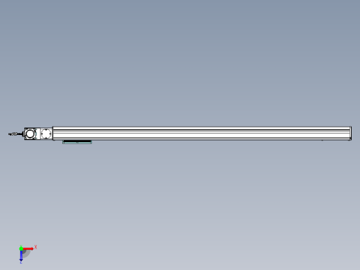 威洛博VBC同步带传动一无尘环境VBC14-L45-S1350-BL-ZP40-C3俯视缩略图