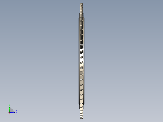 燃气轮机扇叶55---模型格式为 sw左视缩略图