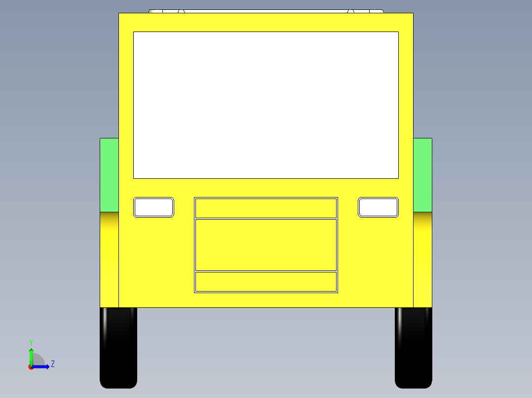 卡车玩具左视图