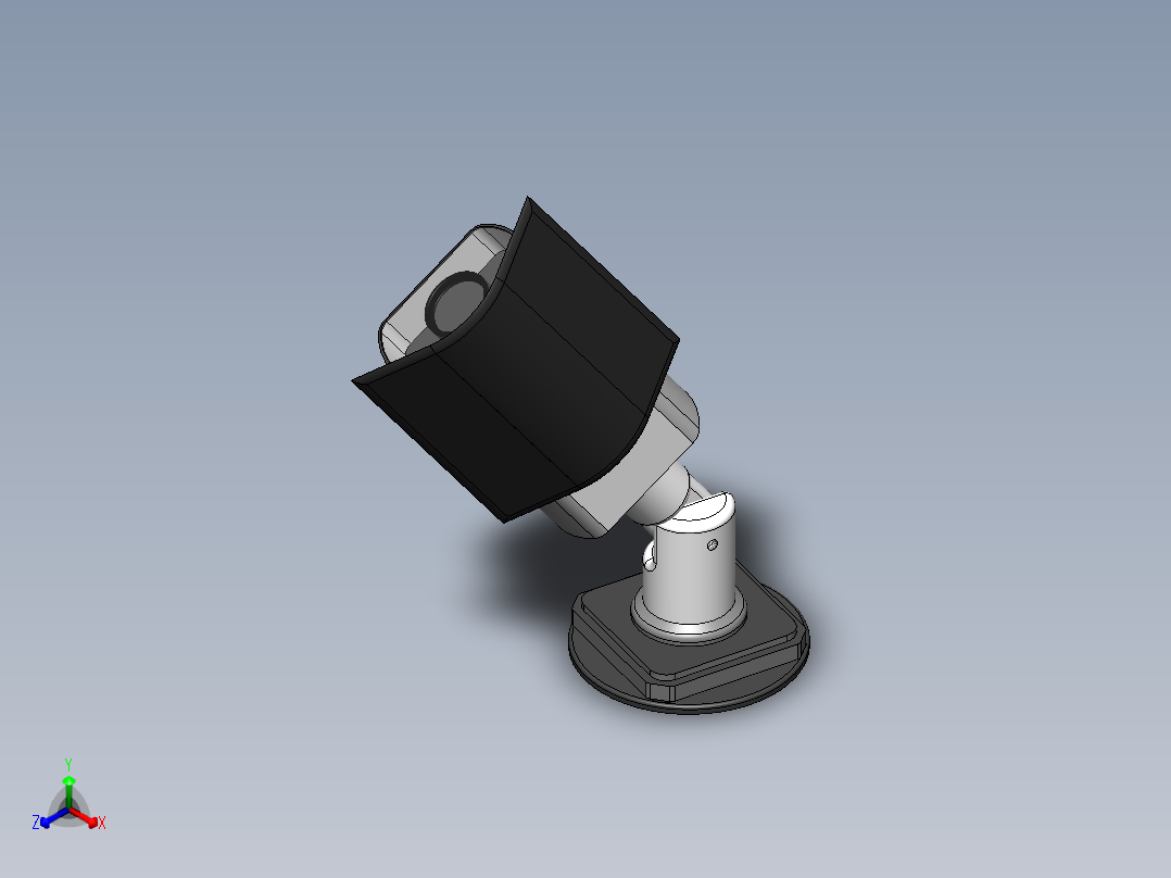 安全摄像头正等轴测图