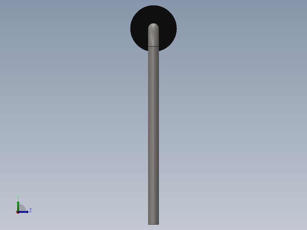电容器 二极管 电阻器-Schottky Diode 1N5822左视图