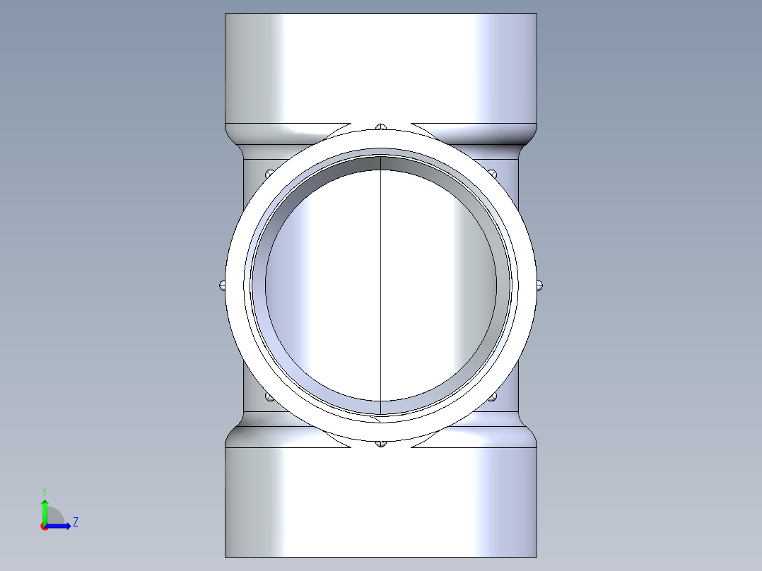 船舶管路系统S23A_SeaDrainPLUS_CleanOutTee-SxSxFPT_37E161102_2in Sea Drain Plus - Cleanout Tee- SxSxFPT左视图