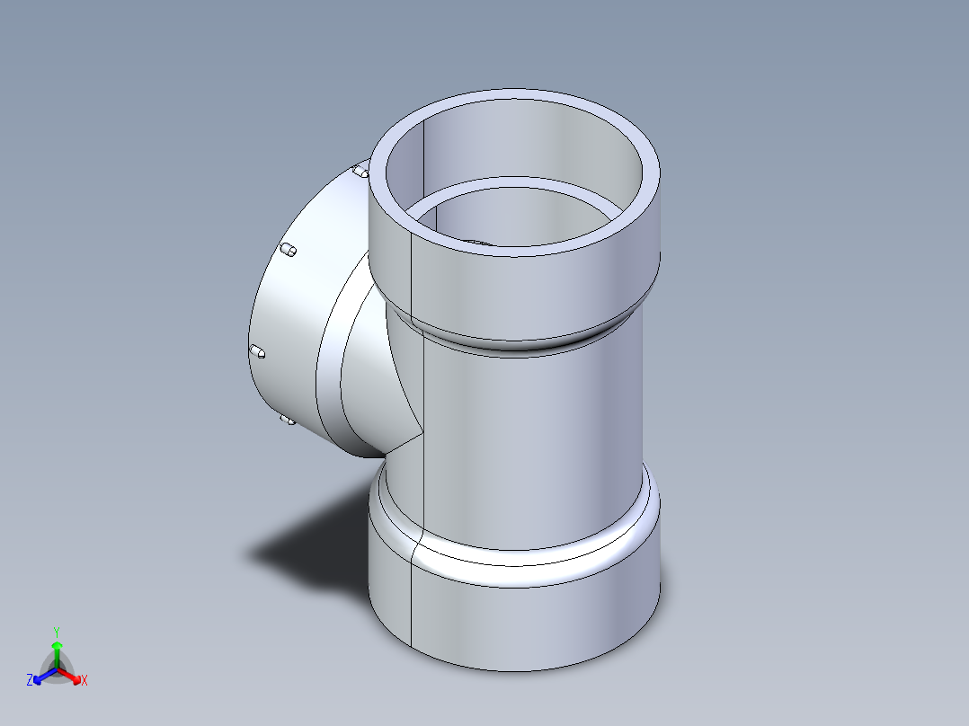 船舶管路系统S23A_SeaDrainPLUS_CleanOutTee-SxSxFPT_37E161102_2in Sea Drain Plus - Cleanout Tee- SxSxFPT正等轴测图