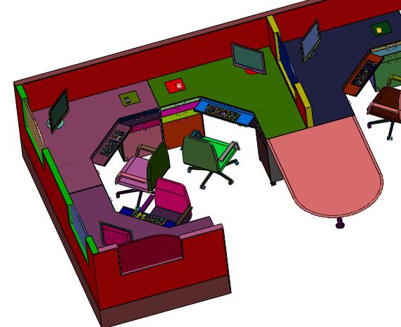 大面积办公室装修设计