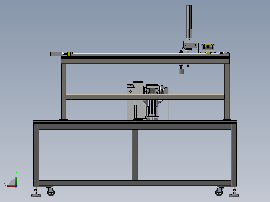 自动打磨机后视图