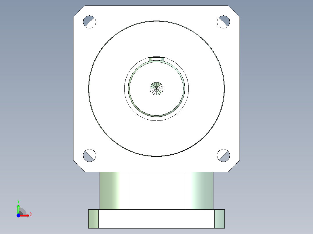 直齿ZPLX220-L3 42-114.3-200-M12.stp前视图