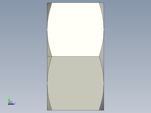 DIN 934 螺母-M12 Nut.STEP左视缩略图