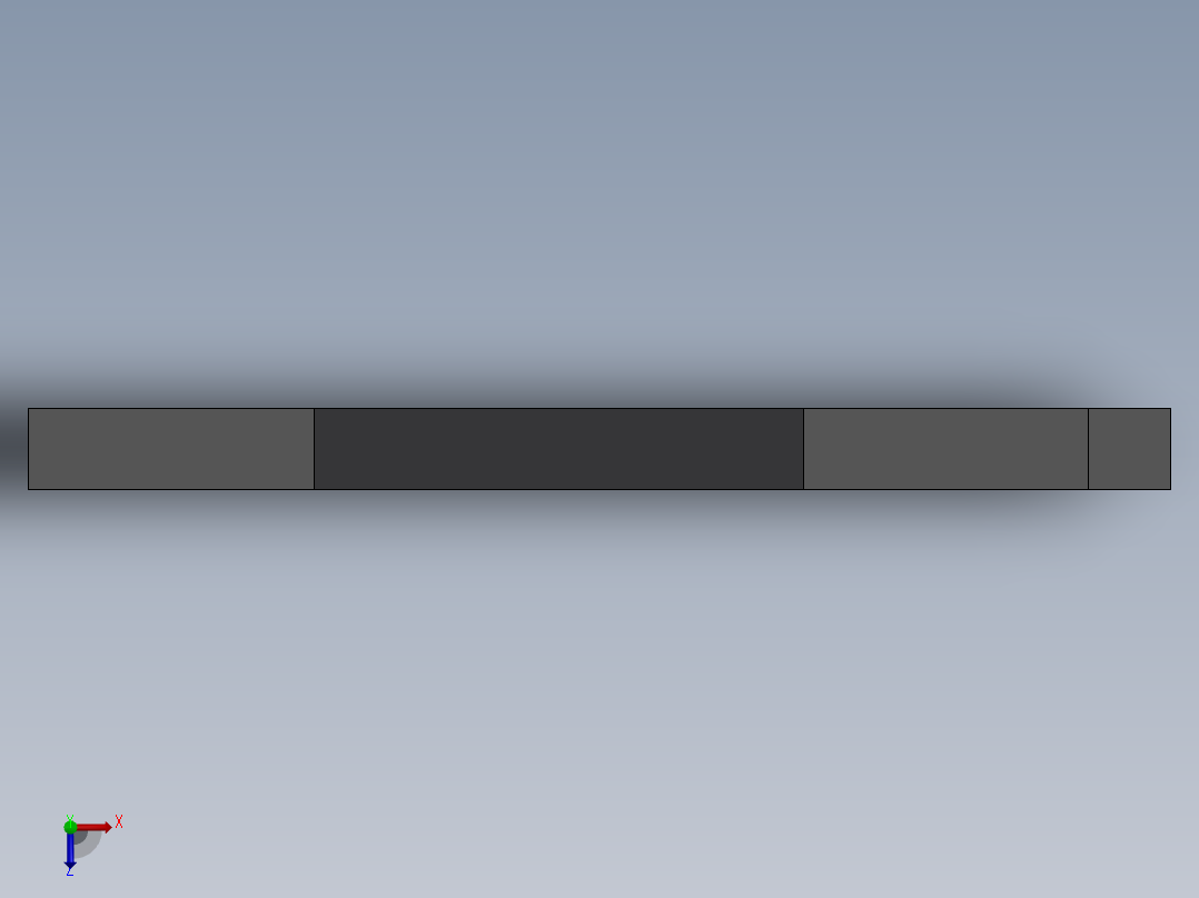 木长度圆环气动横切锯机俯视图