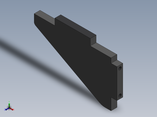 木长度圆环气动横切锯机正等轴测缩略图