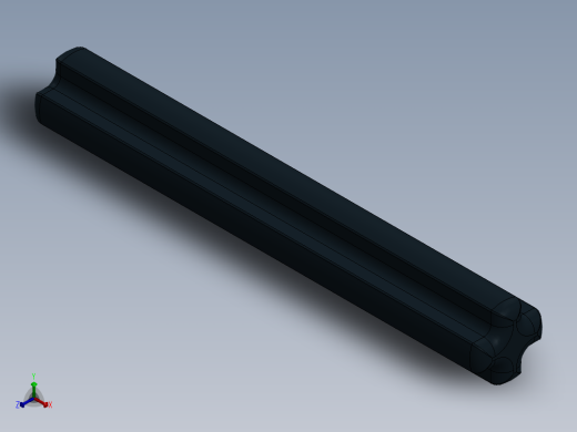 乐高机械组车桥-3705 Black Technic Axle 4.SLDPRT