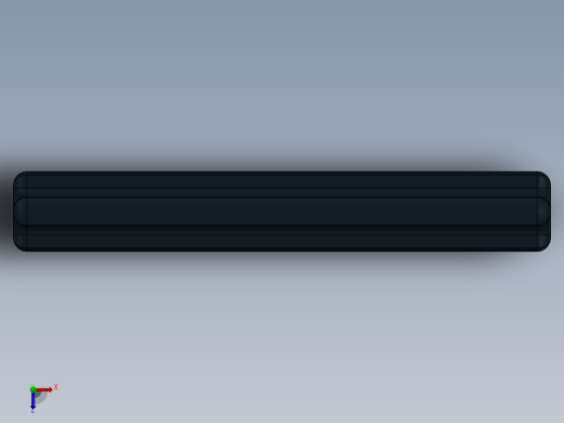 乐高机械组车桥-3705 Black Technic Axle 4.SLDPRT俯视缩略图