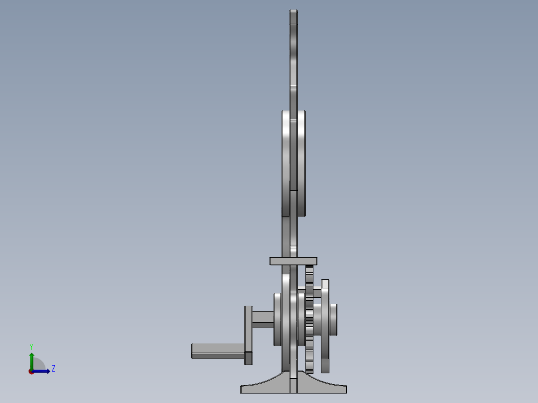 激光下料拼图自动鸟Parasolid, SOLIDWORKS 2015, STEP _ IGES左视图