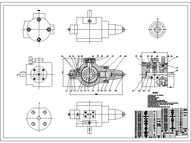 1G069--叶片泵（限压变量）设计