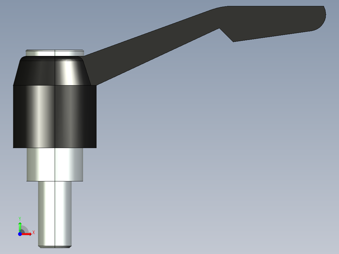 型材-KJN M8X16 CLAMPING LEVER KJN516543前视图