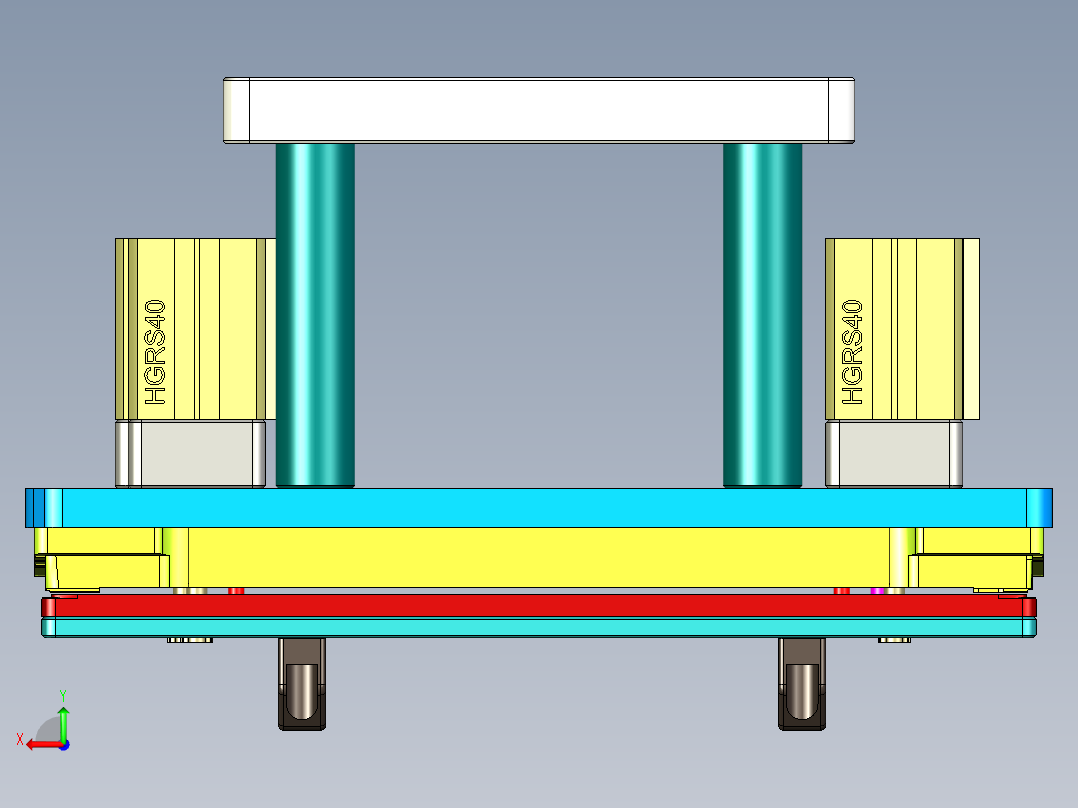 EDA50-笔记本CNC工装夹具三维模型CNC6-190329后视图