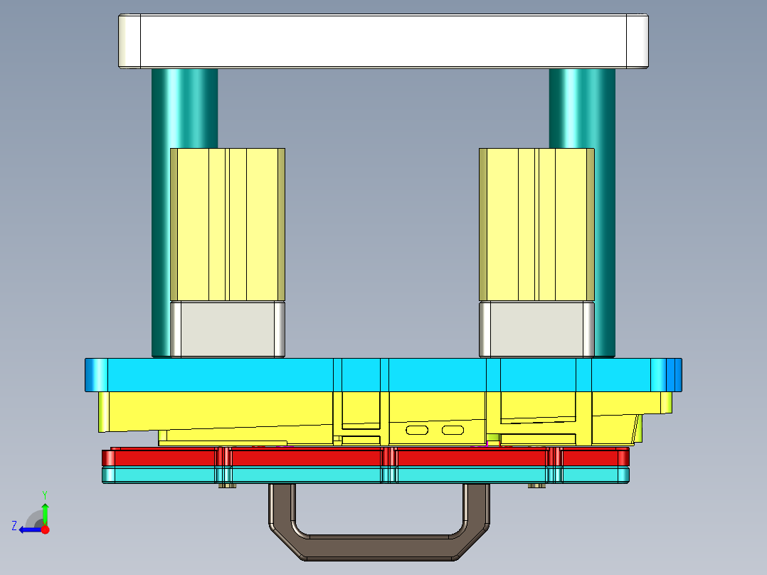 EDA50-笔记本CNC工装夹具三维模型CNC6-190329右视图